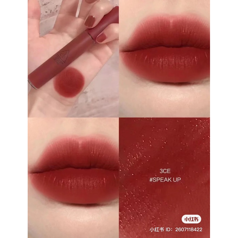 Son Kem Nhung Mịn 3Ce Velvet Lip Tint