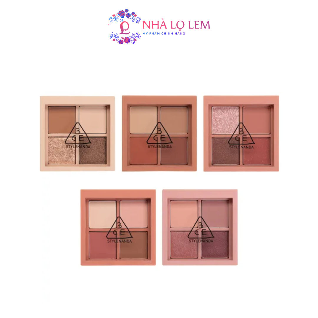 Bảng Phấn Mắt 4 ô 3CE Mini Multi Eye Color Palette