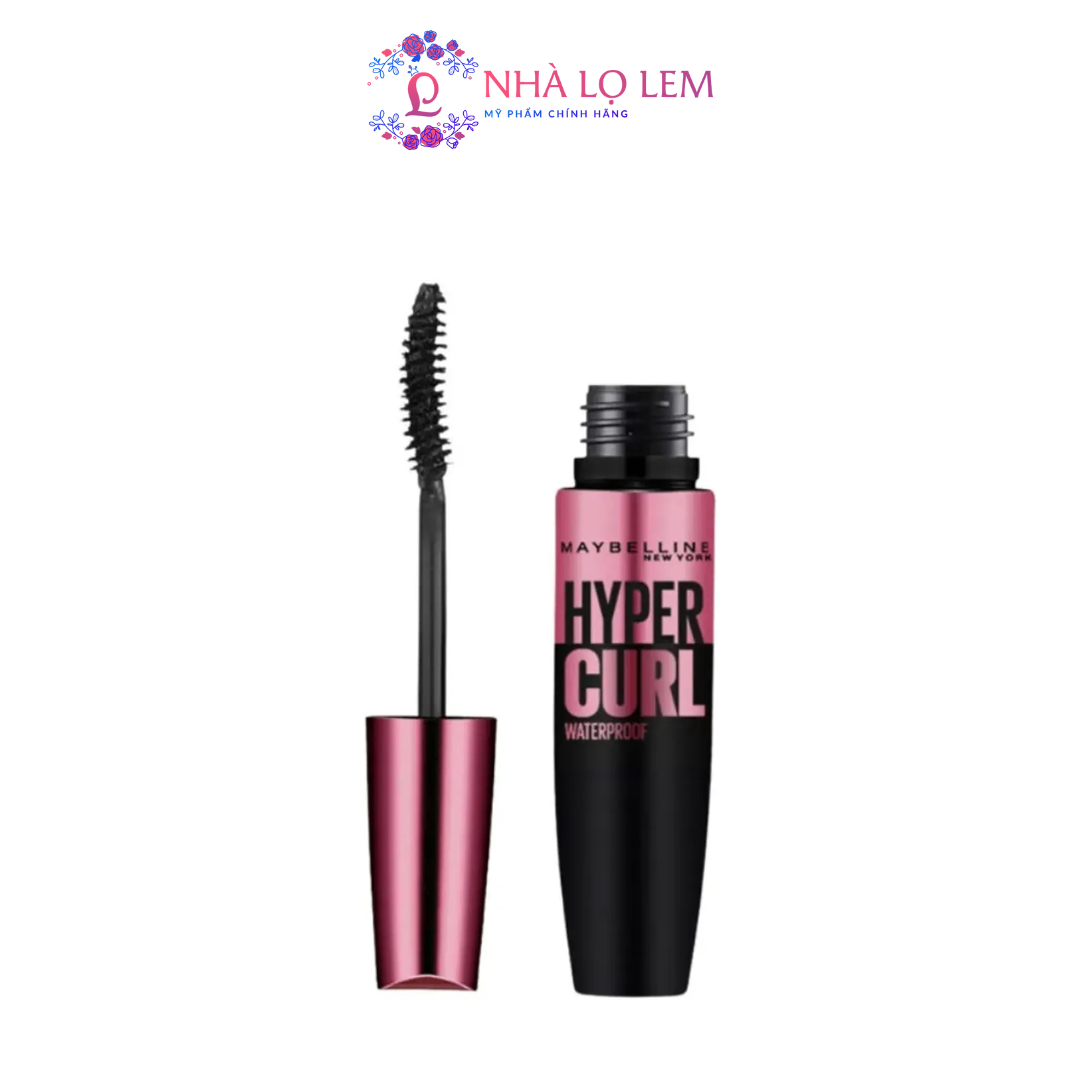 Chuốt Mi Maybelline Hyper Curl Mascara - Hồng Đen (công ty)