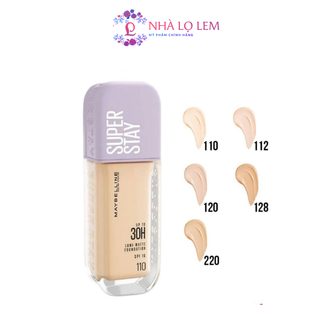 Kem Nền Maybelline Super Stay 30h Nắp Tím