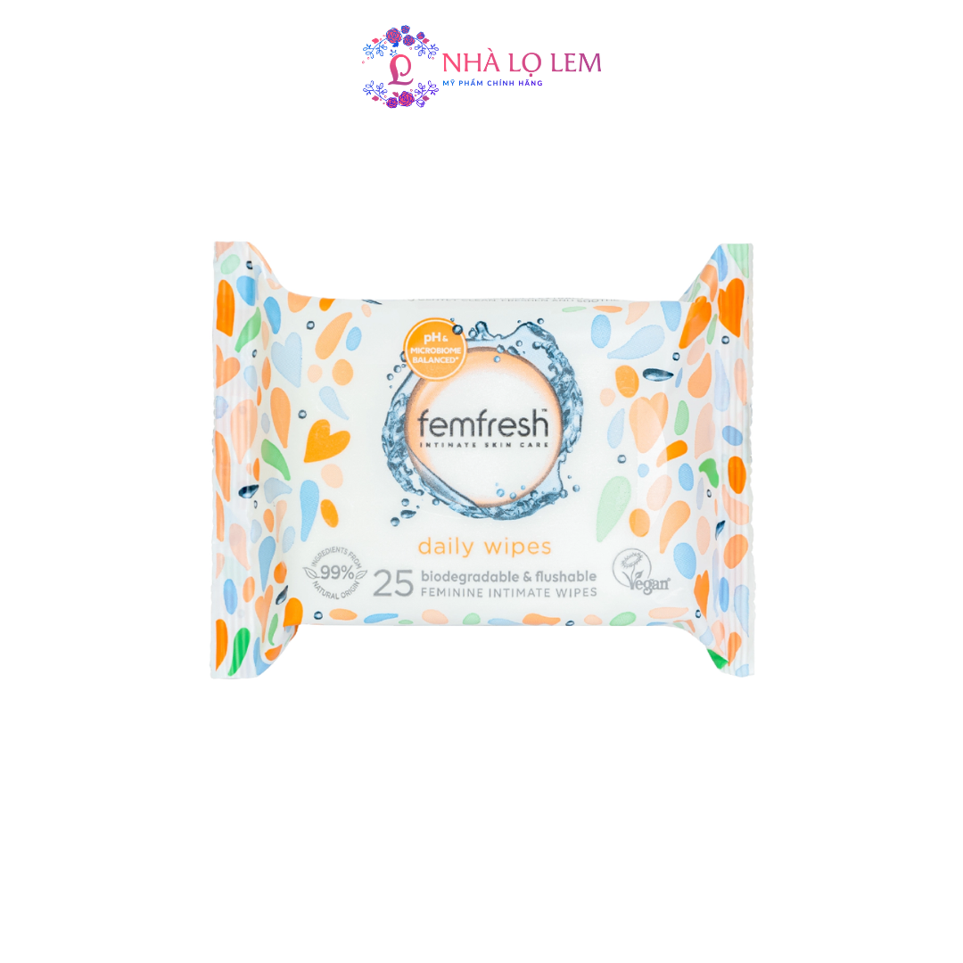 Khăn giấy ướt vệ sinh vùng kín femfresh - 10 miếng