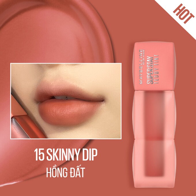 Son Kem Lì Maybelline Teddy Tint