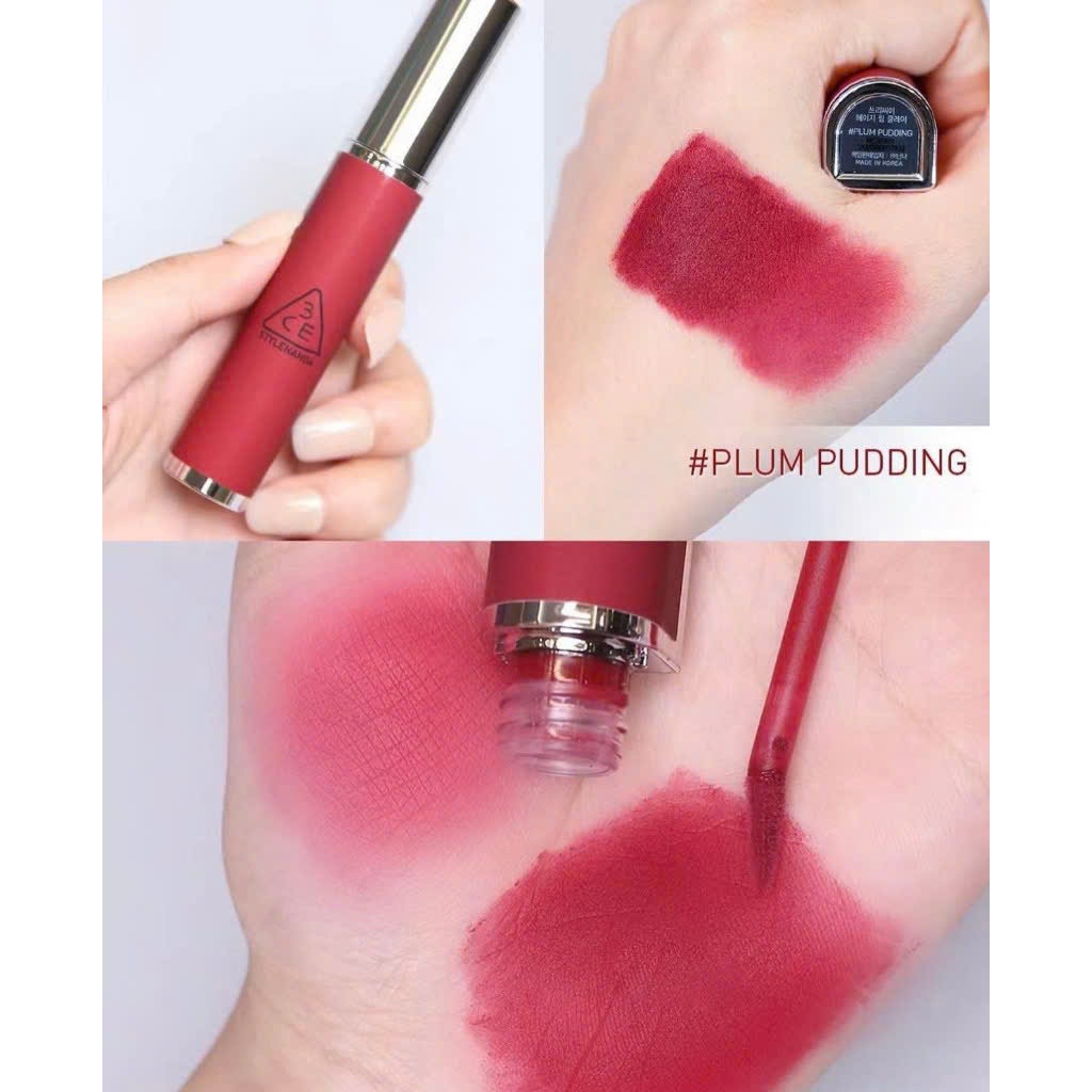 Son Kem Bùn 3Ce Hazy Lip Clay #Plum Pudding