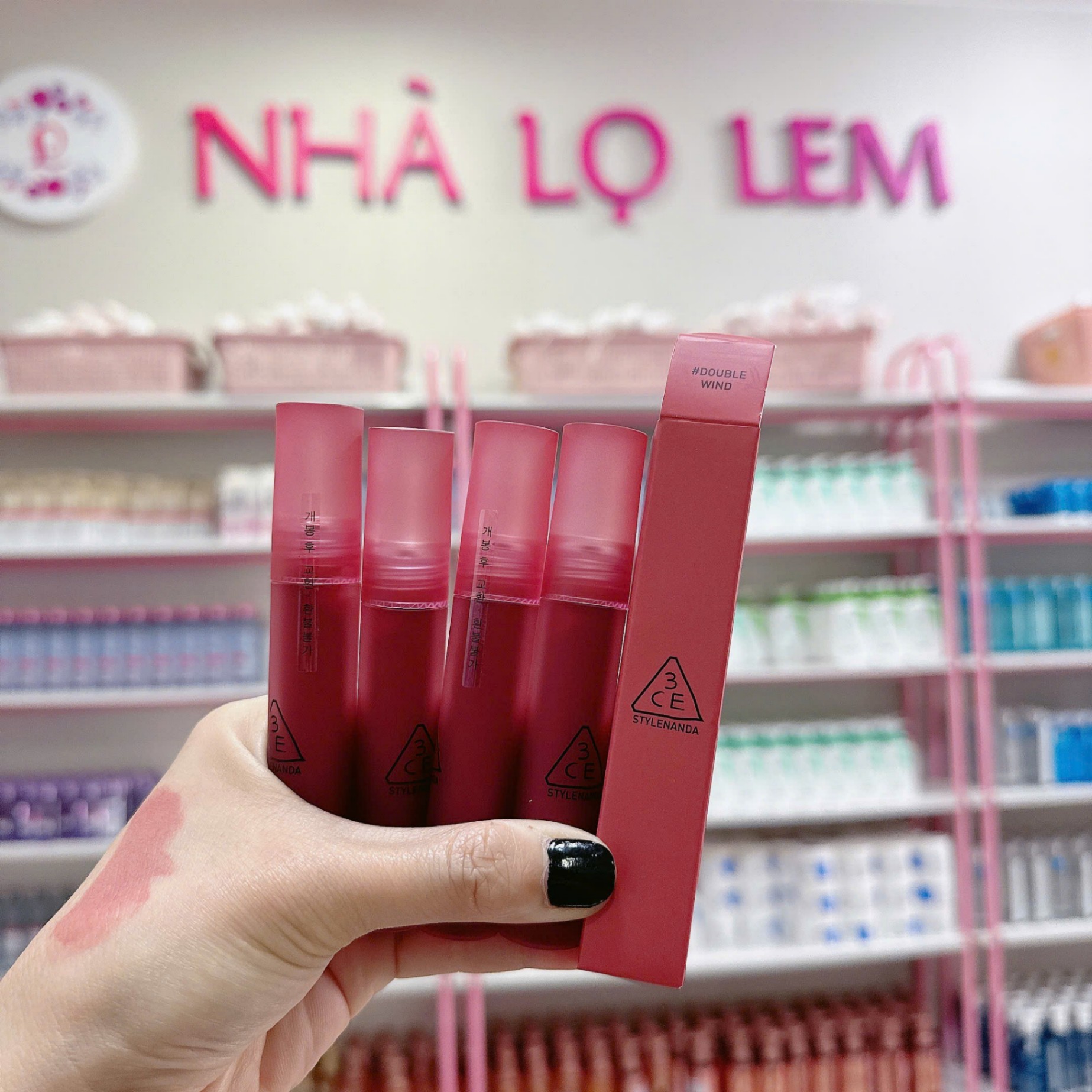 Son Kem Lì 3Ce Blur Water Tint #Double Wind