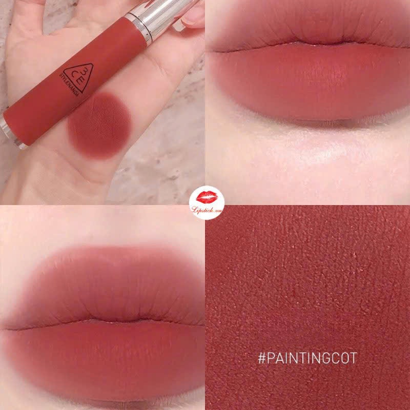 Son Kem Bùn 3Ce Hazy Lip Clay #Paintingcot