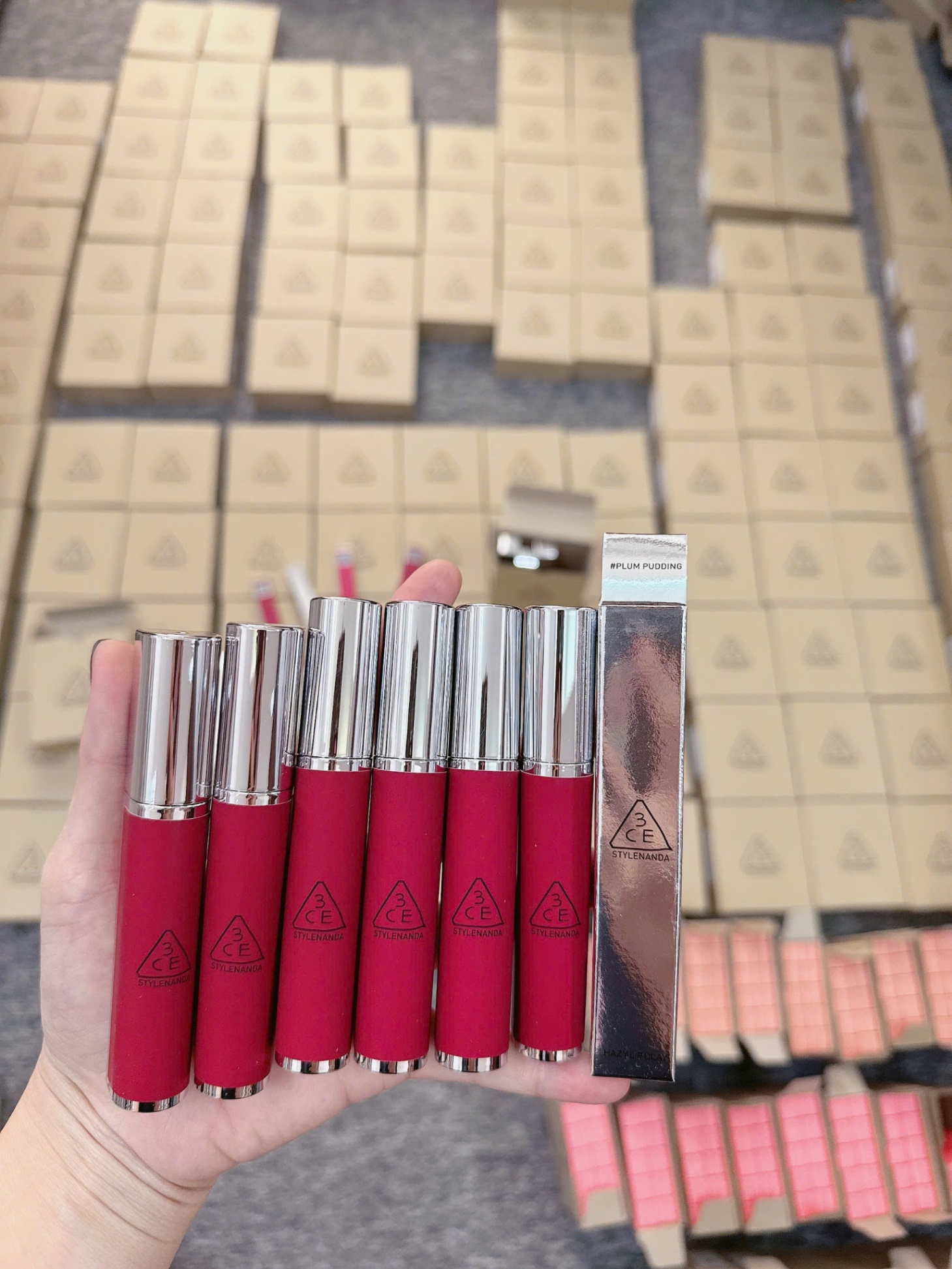 Son Kem Bùn 3Ce Hazy Lip Clay #Plum Pudding