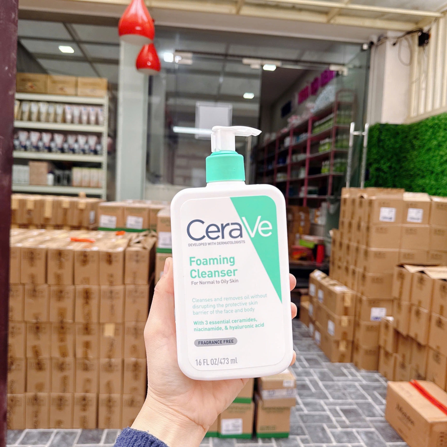 (HÀNG CÔNG TY ) SỮA RỬA MẶT CERAVE 473ML DA DẦU