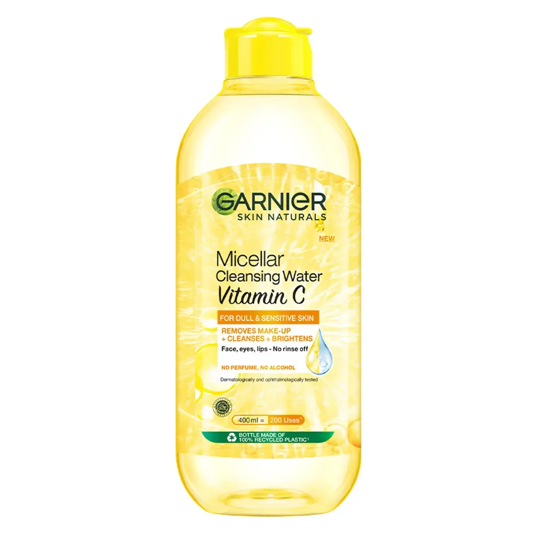 Tẩy Trang Garnier Pháp 400Ml - Vàng Vitamin C ( Hàng Công Ty  )