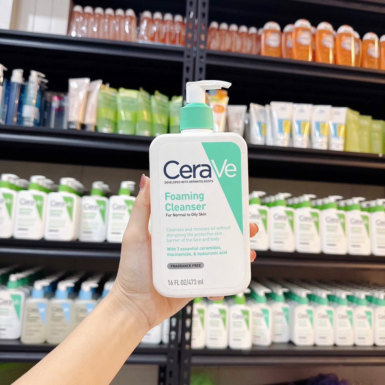 (HÀNG CÔNG TY ) SỮA RỬA MẶT CERAVE 473ML DA DẦU