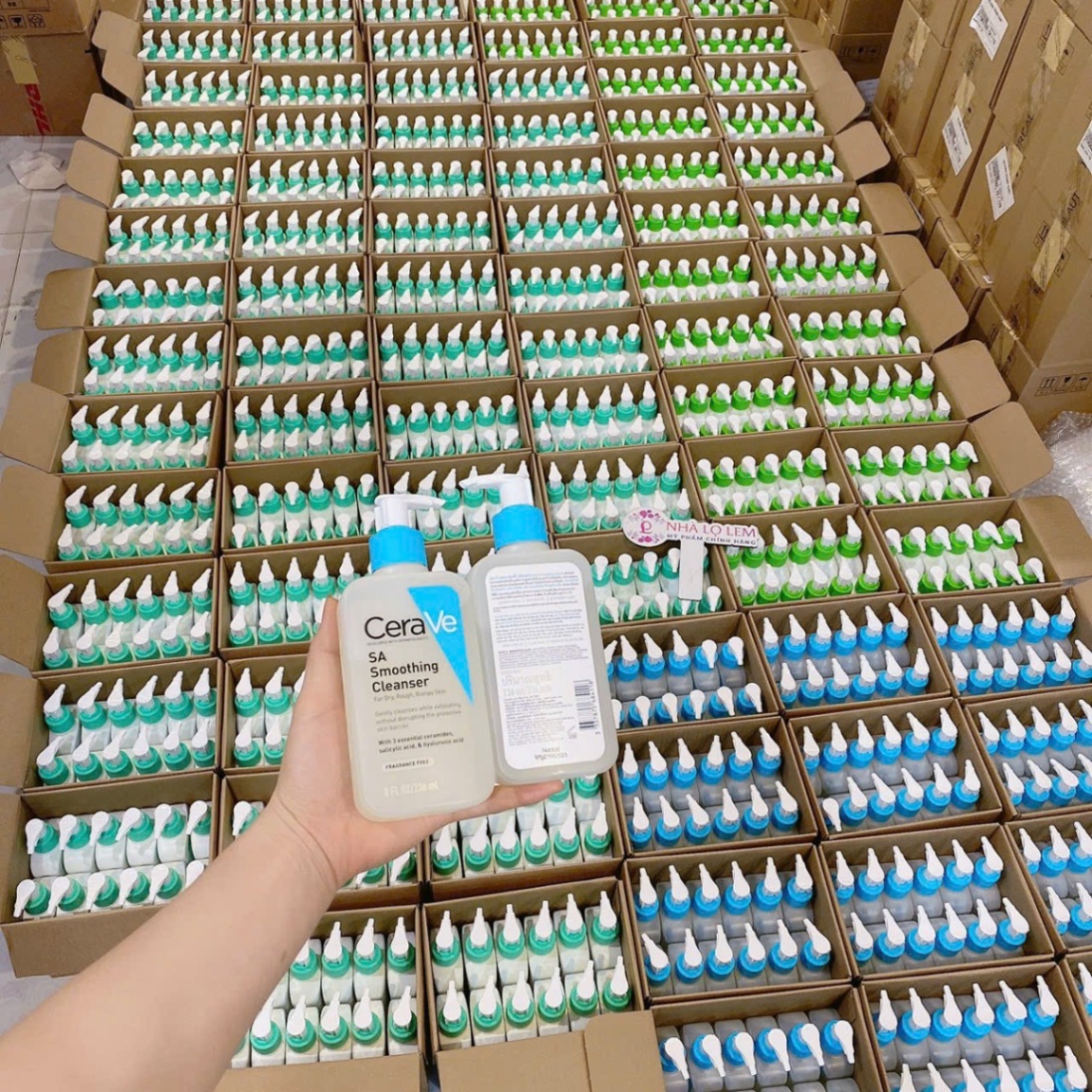 ( HÀNG CÔNG TY) SỮA RỬA MẶT CERAVE 236ML DA KHÔ, BONG TRÓC, SẦN SÙI - XANH DƯƠNG