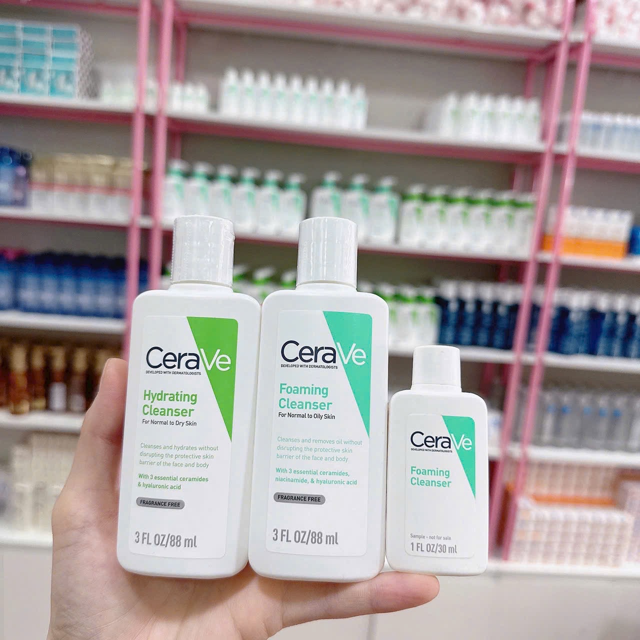 SỮA RỬA MẶT CERAVE DA DẦU 30ML (NHẬP KHẨU)