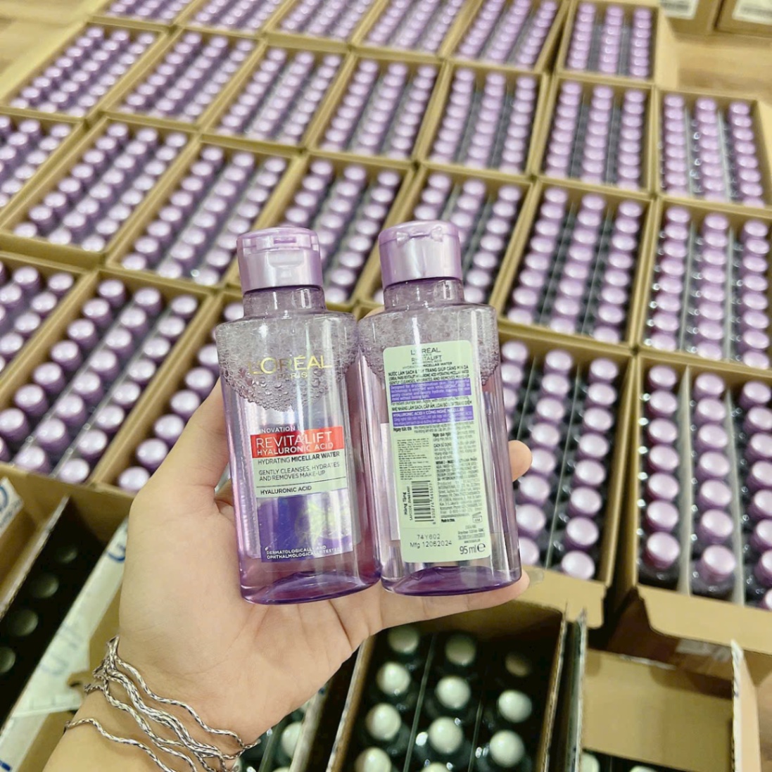 Nước Tẩy Trang Loreal 95Ml - Tím (Da Khô)