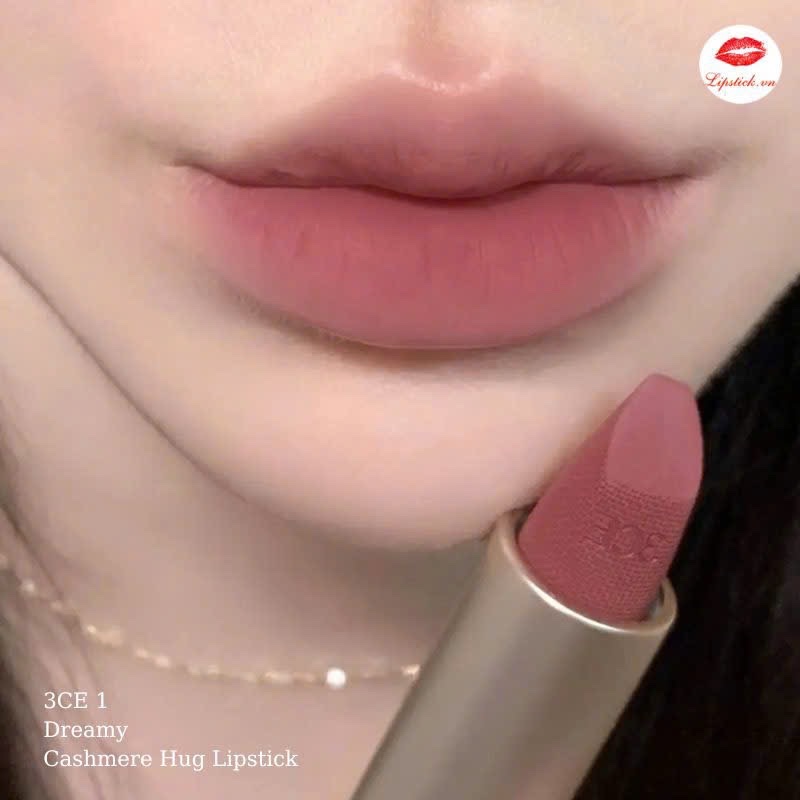 Son Thỏi Mềm Môi 3Ce Cashmere Hug Lipstick #10 Dremy