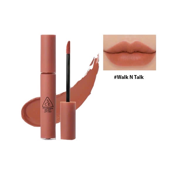 Son Kem Nhung Mịn 3Ce Velvet Lip Tint #Walk N Talk