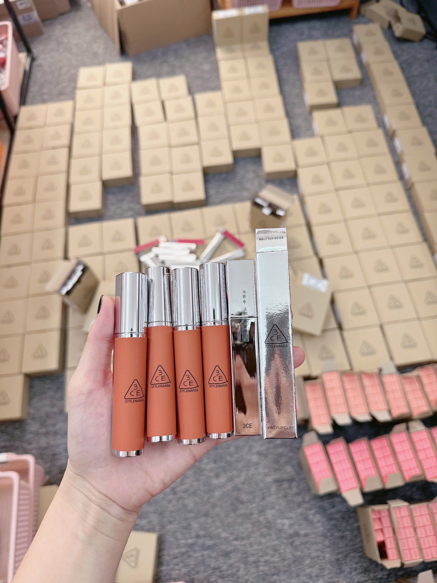 Son Kem Bùn 3Ce Hazy Lip Clay #Butter Beige