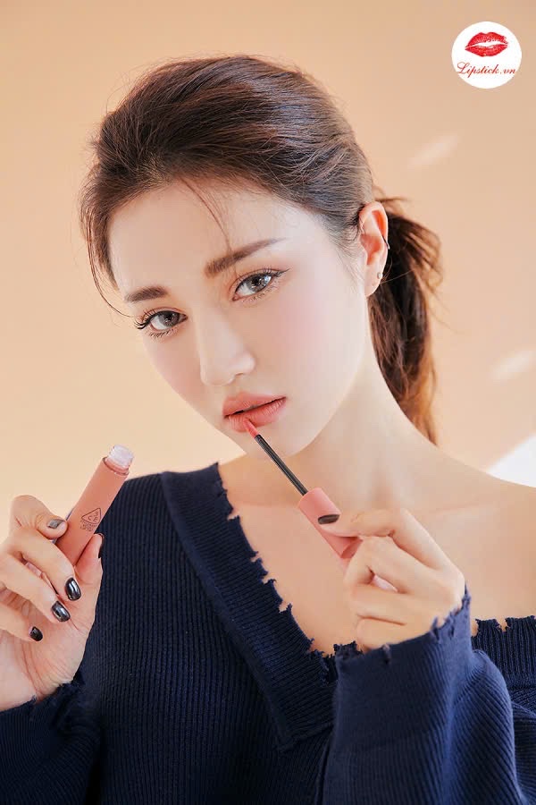 Son Kem Nhung Mịn 3Ce Velvet Lip Tint #New Nude