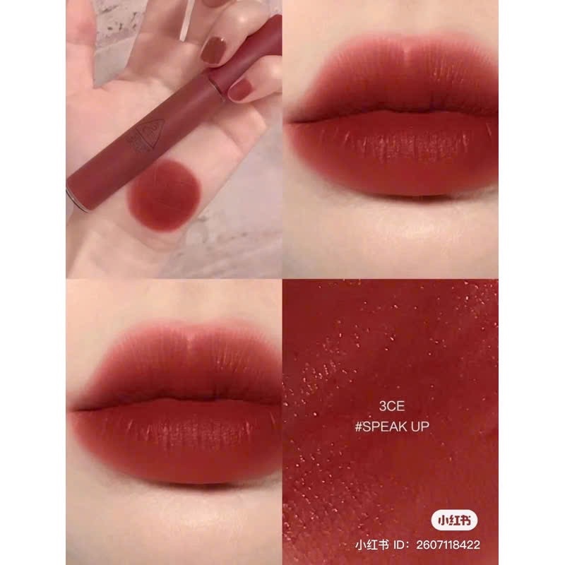 Son Kem Nhung Mịn 3Ce Velvet Lip Tint #Speak Up