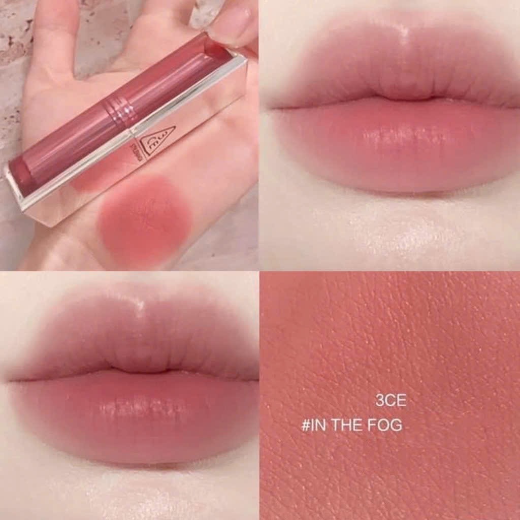 Son Thỏi Mịn Mờ 3Ce Blur Matte Lipstick #In The Fog
