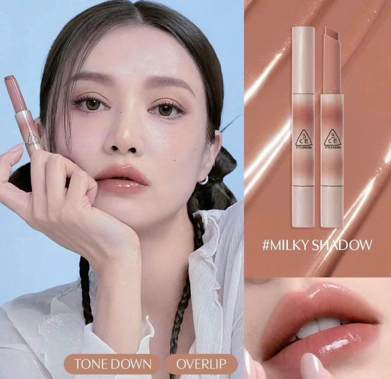 Son Dưỡng Có Màu 3Ce Shine Reflector #Milky Shadow