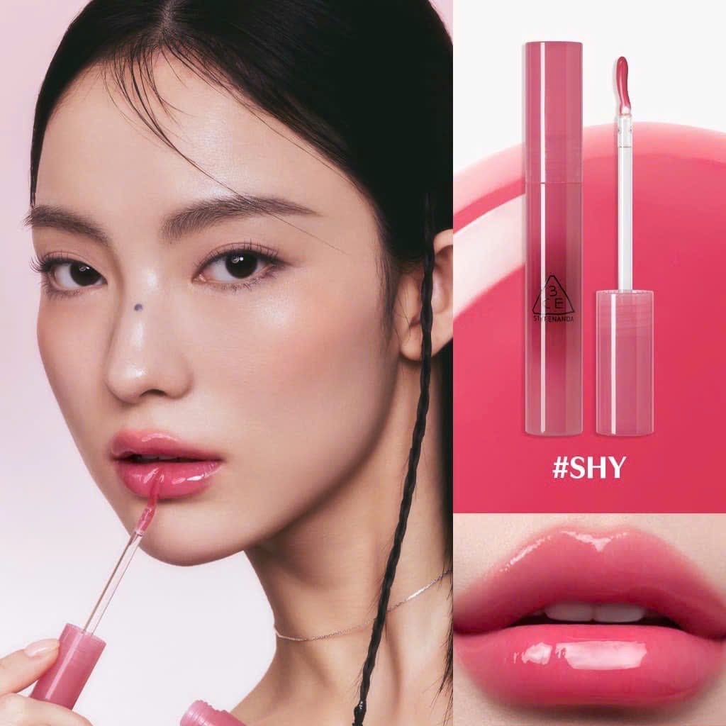 Son Bóng Dạng Gel 3Ce Drop Glow Gel #Shy