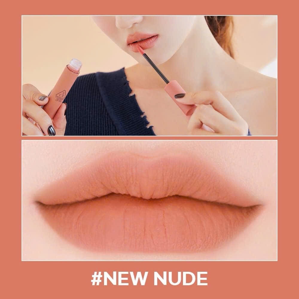 Son Kem Nhung Mịn 3Ce Velvet Lip Tint #New Nude