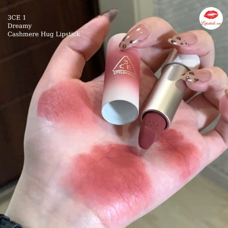 Son Thỏi Mềm Môi 3Ce Cashmere Hug Lipstick #10 Dremy