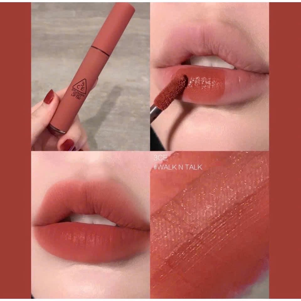 Son Kem Nhung Mịn 3Ce Velvet Lip Tint #Walk N Talk