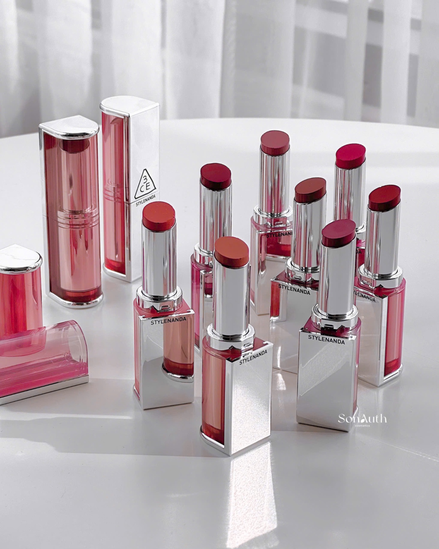 Son Thỏi Mịn Mờ 3Ce Blur Matte Lipstick #In The Fog