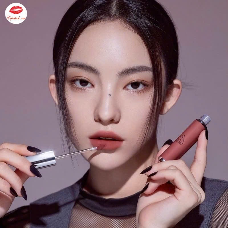 Son Kem Bùn 3Ce Hazy Lip Clay #Mauvrown