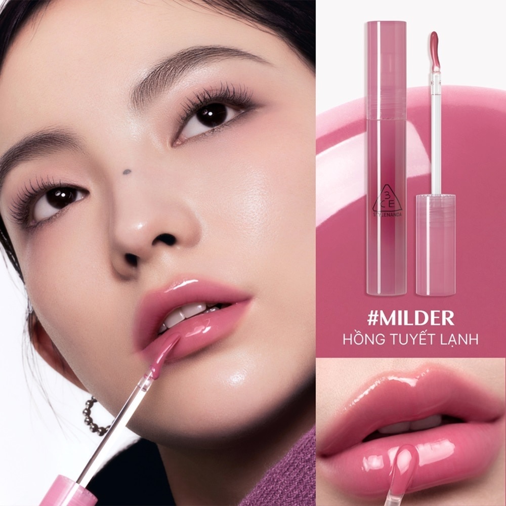Son Bóng Dạng Gel 3Ce Drop Glow Gel #Milder