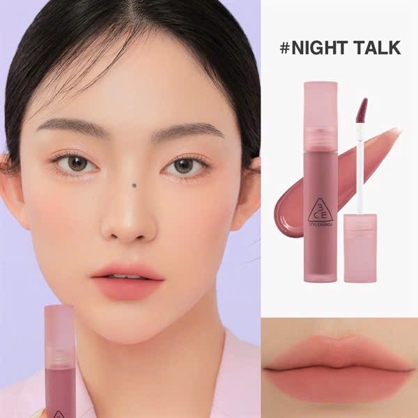 Son Kem Lì 3Ce Blur Water Tint #Night Talk
