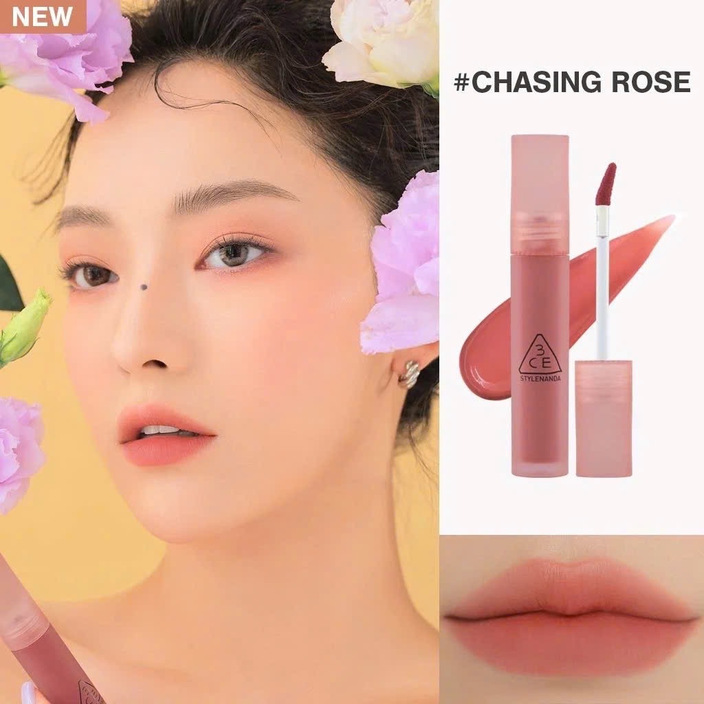 Son Kem Lì 3Ce Blur Water Tint #Chasing Rose