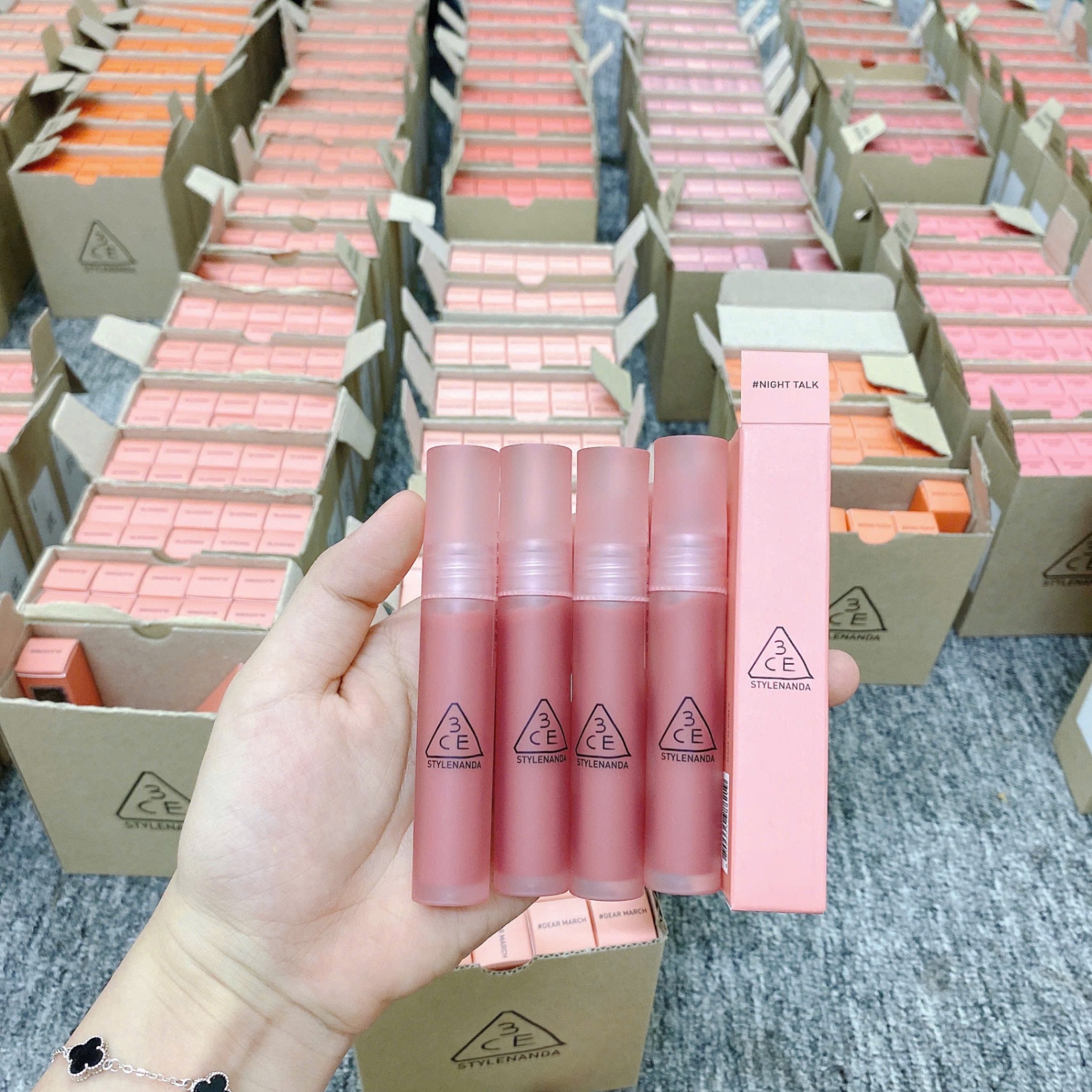 Son Kem Lì 3Ce Blur Water Tint #Night Talk