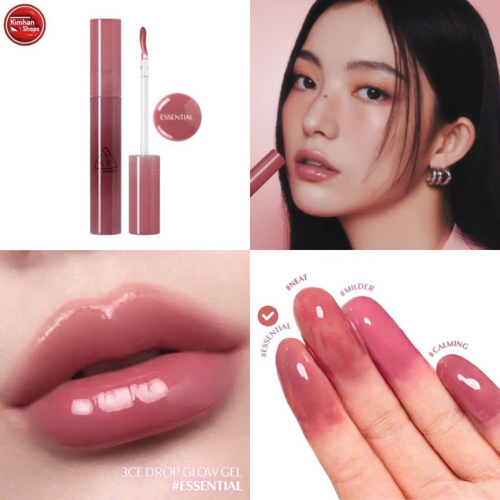 Son Bóng Dạng Gel 3Ce Drop Glow Gel #Essential