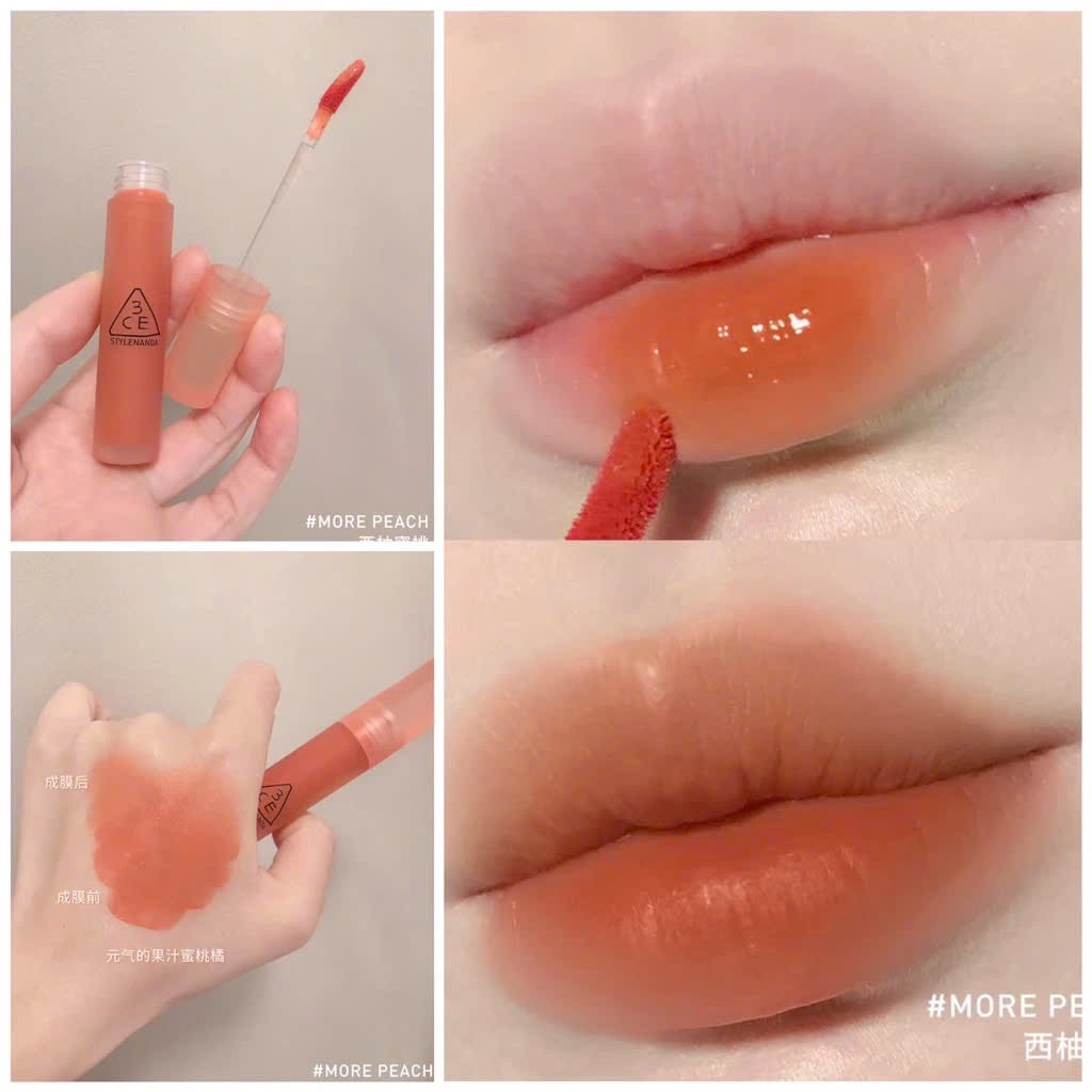 Son Kem Lì 3Ce Blur Water Tint #More Peach
