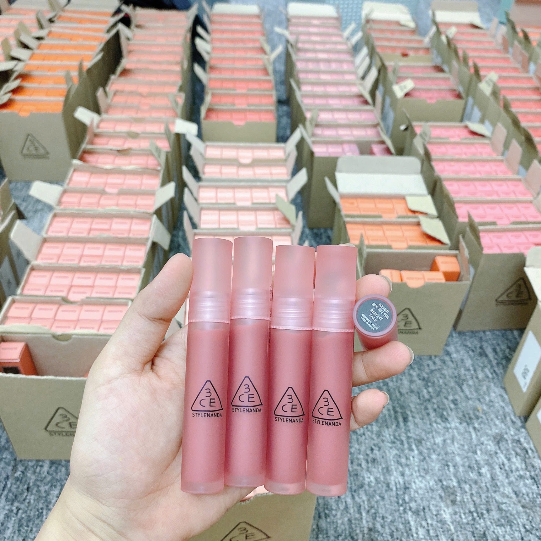 Son Kem Lì 3Ce Blur Water Tint #Night Talk