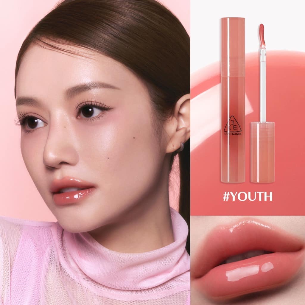 Son Bóng Dạng Gel 3Ce Drop Glow Gel #Youth