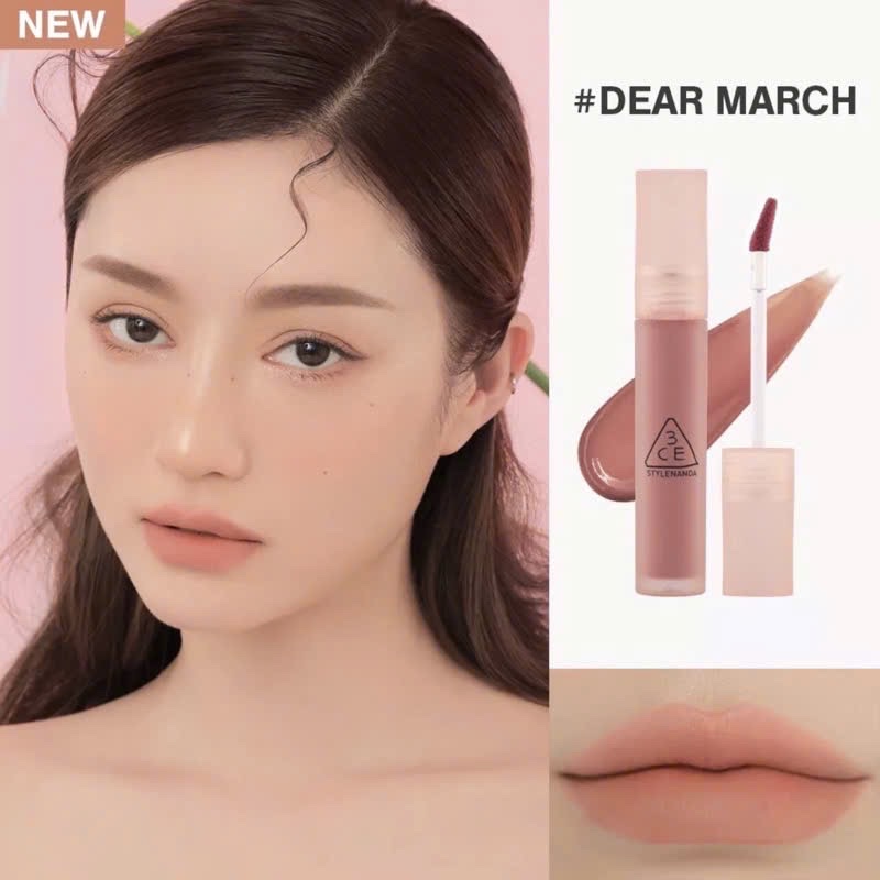Son Kem Lì 3Ce Blur Water Tint #Dear March
