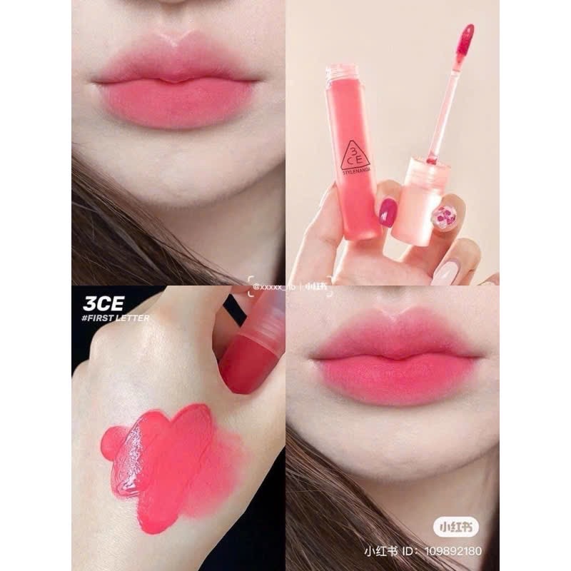 Son Kem Lì 3Ce Blur Water Tint #First Letter