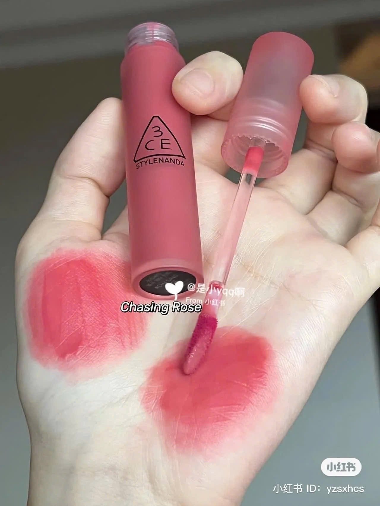 Son Kem Lì 3Ce Blur Water Tint #Chasing Rose