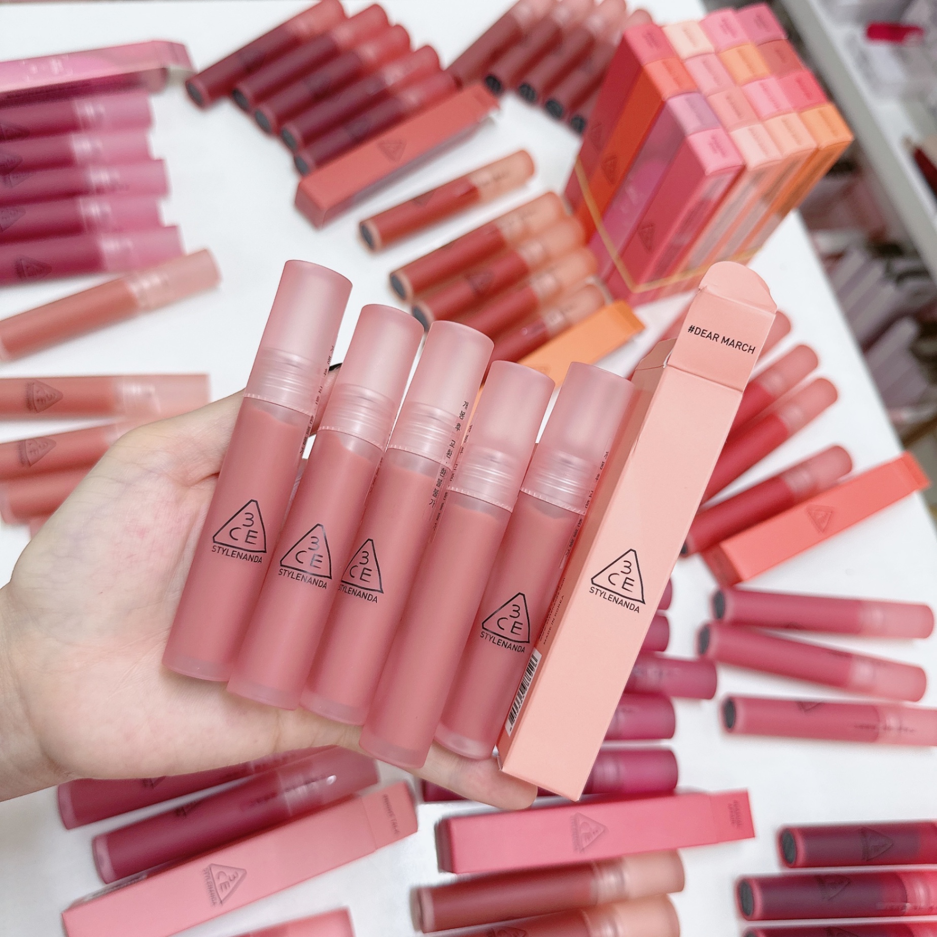 Son Kem Lì 3Ce Blur Water Tint #Dear March