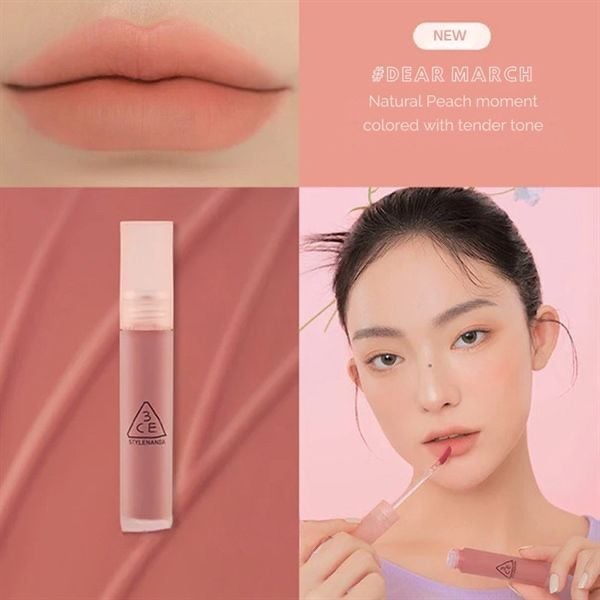 Son Kem Lì 3Ce Blur Water Tint #Dear March