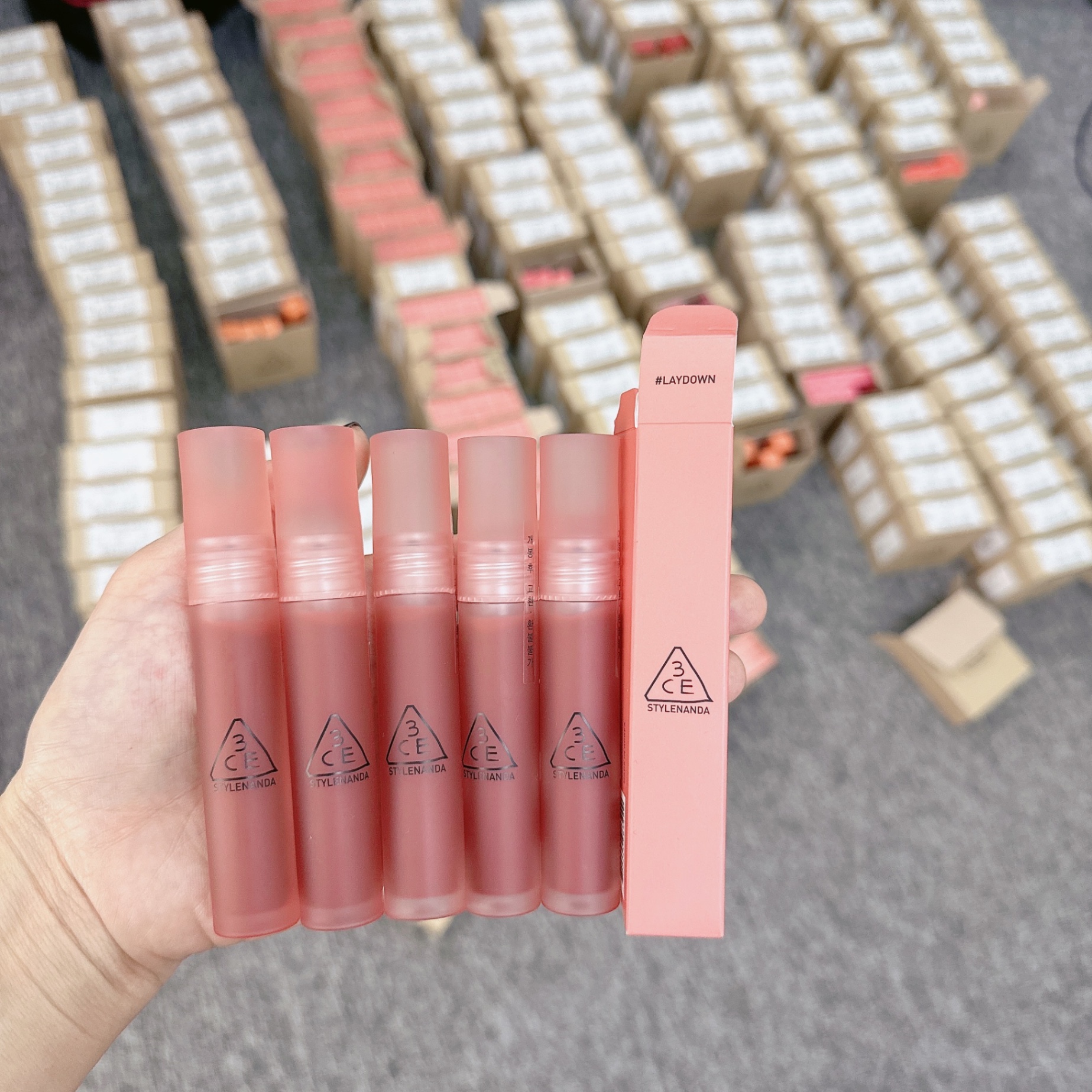 Son Kem Lì 3Ce Blur Water Tint #Laydown