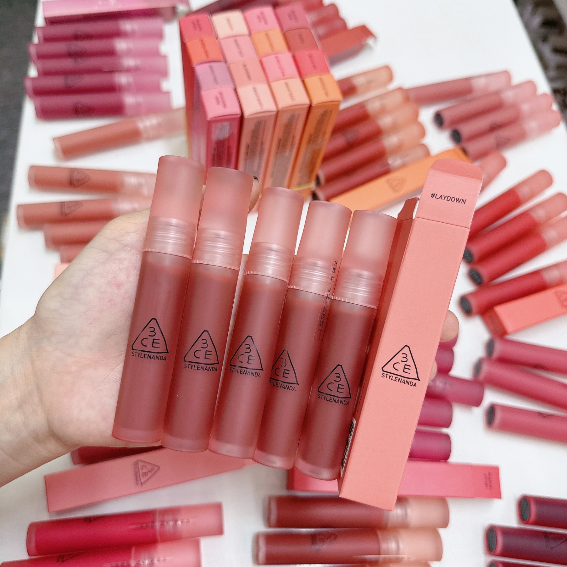 Son Kem Lì 3Ce Blur Water Tint #Laydown