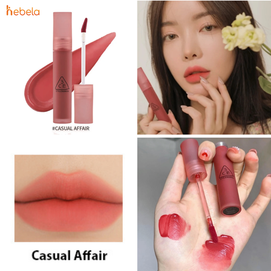 Son Kem Lì 3Ce Blur Water Tint #Casual Affair