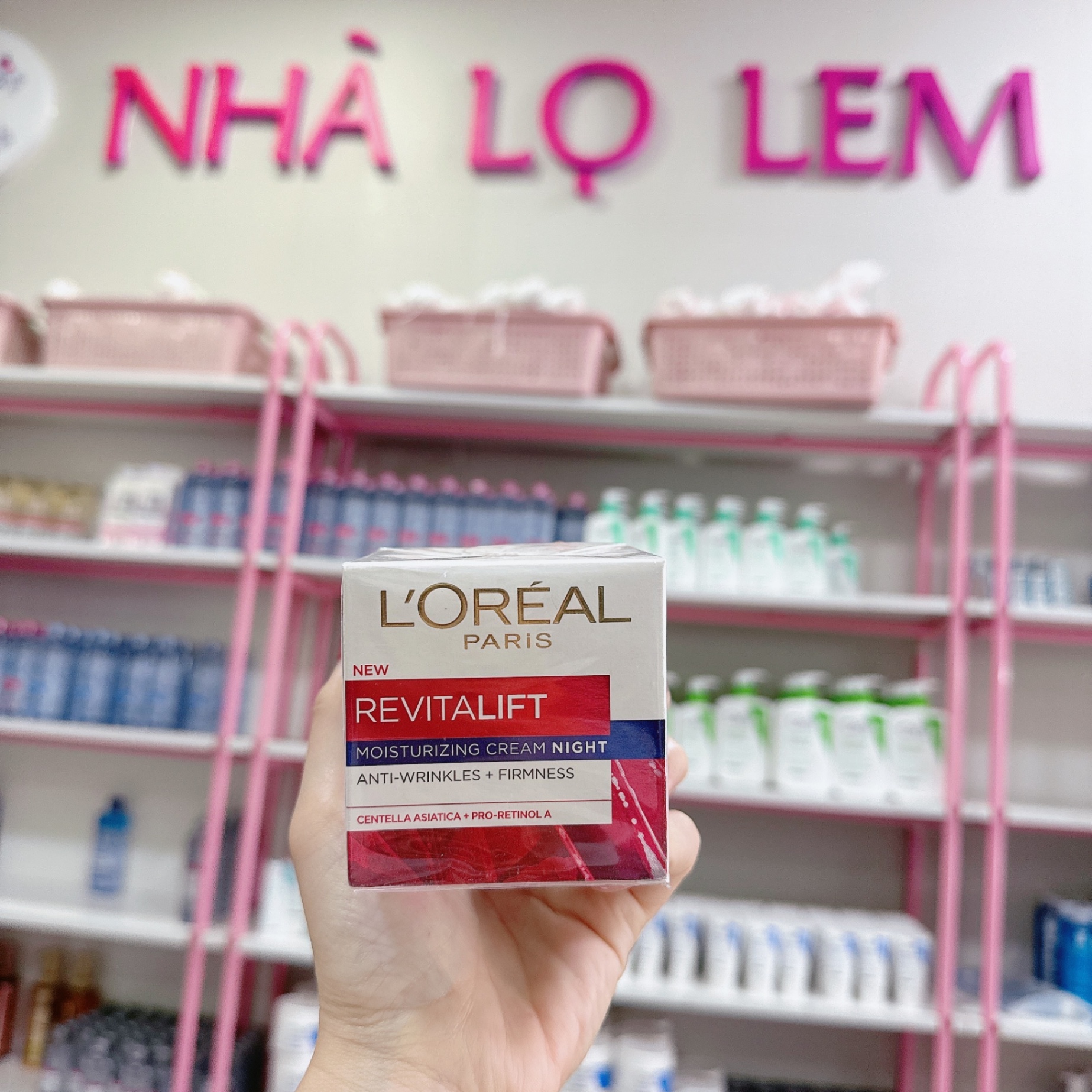 Kem Dưỡng Loreal Revitalift Moisturizing Cream Night 50ml