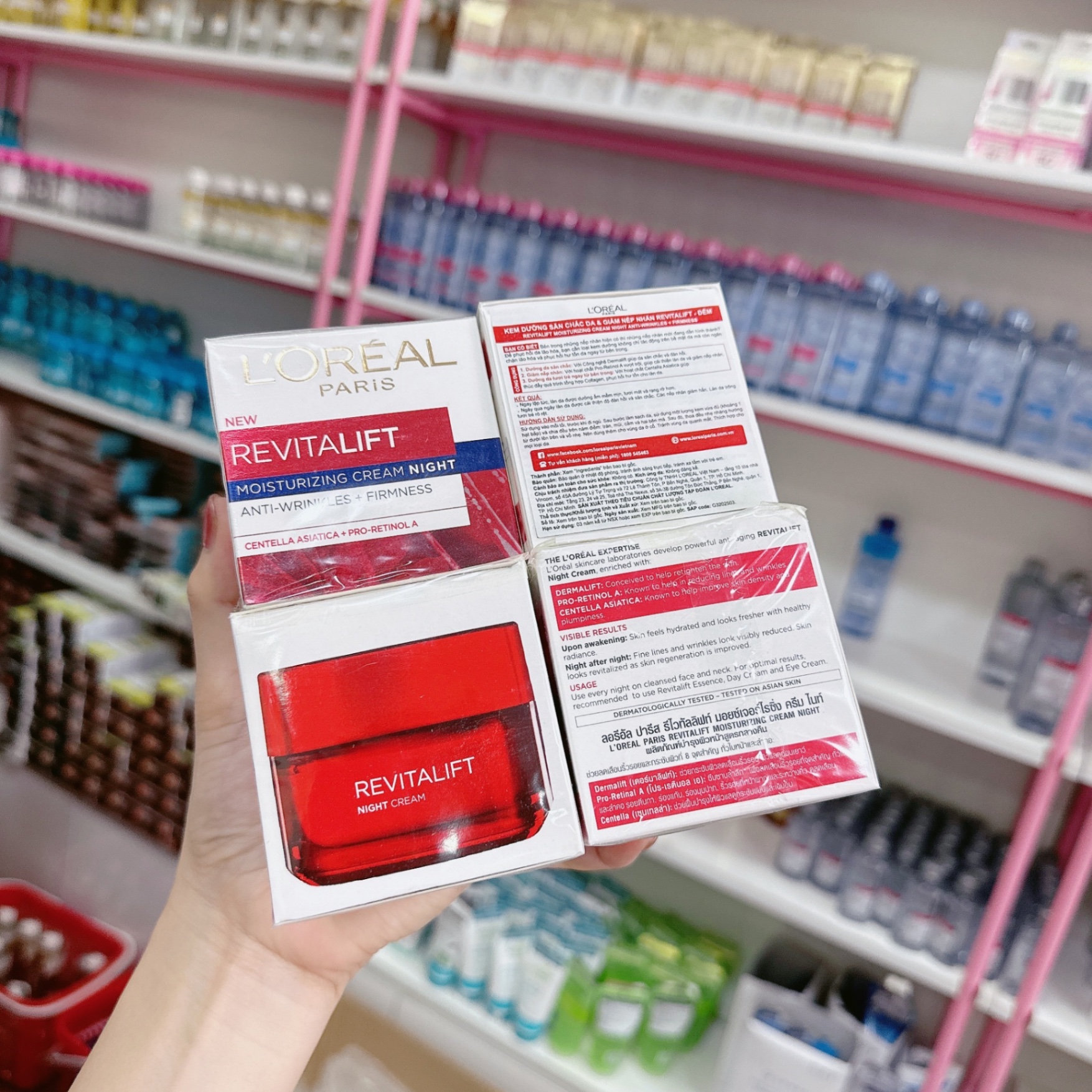 Kem Dưỡng Loreal Revitalift Moisturizing Cream Night 50ml