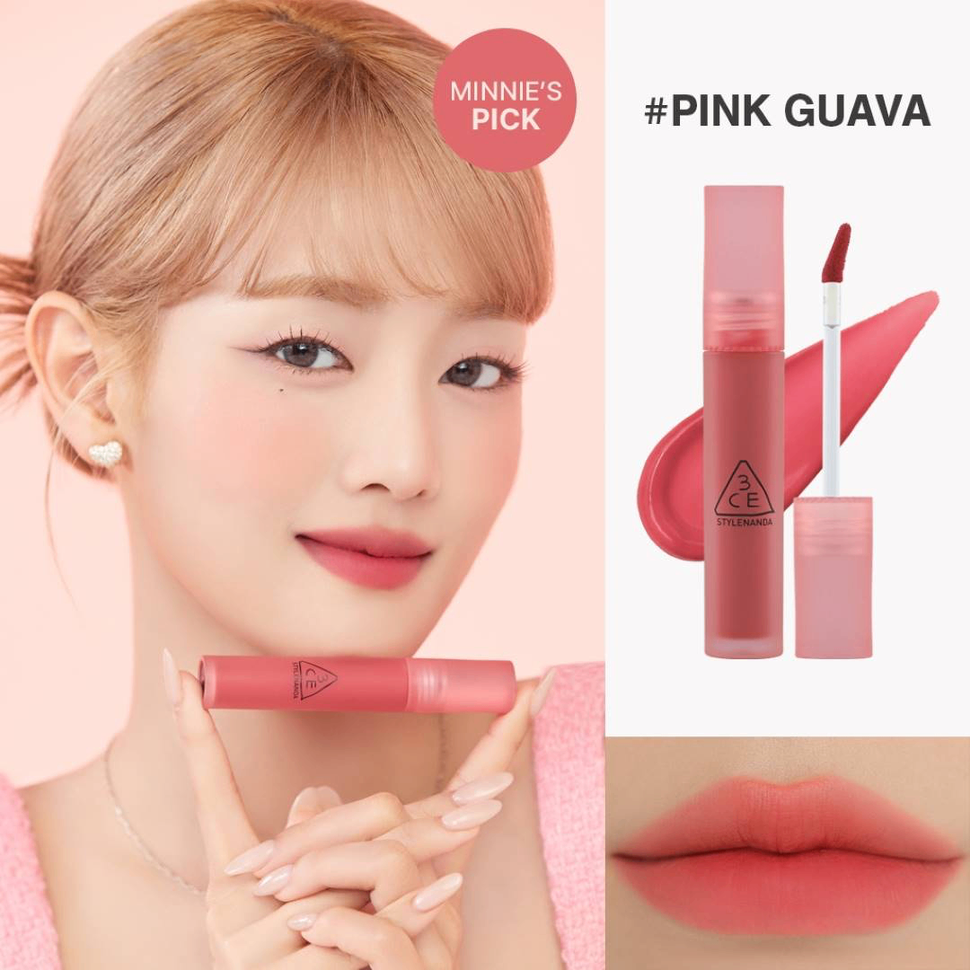 Son Kem Lì 3Ce Blur Water Tint #Pink Guava