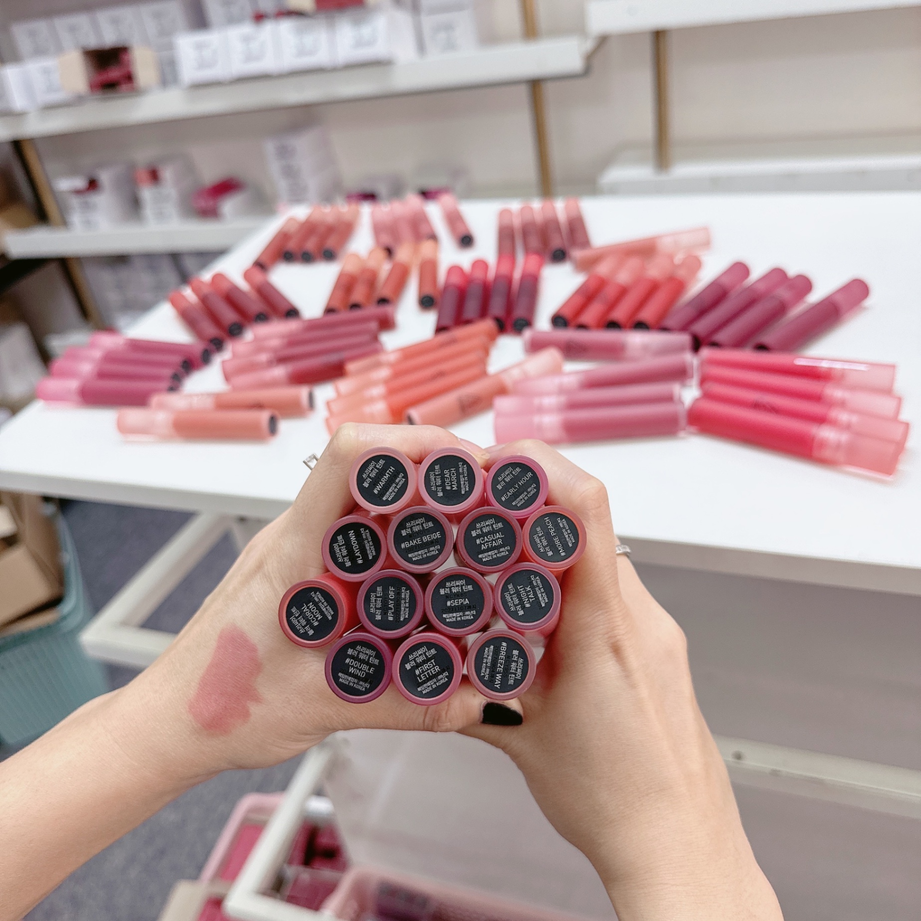 Son Kem Lì 3Ce Blur Water Tint #Chasing Rose