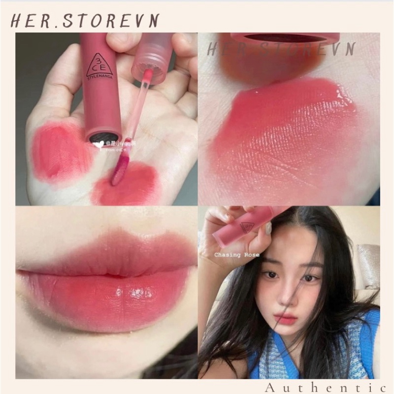 Son Kem Lì 3Ce Blur Water Tint #Chasing Rose